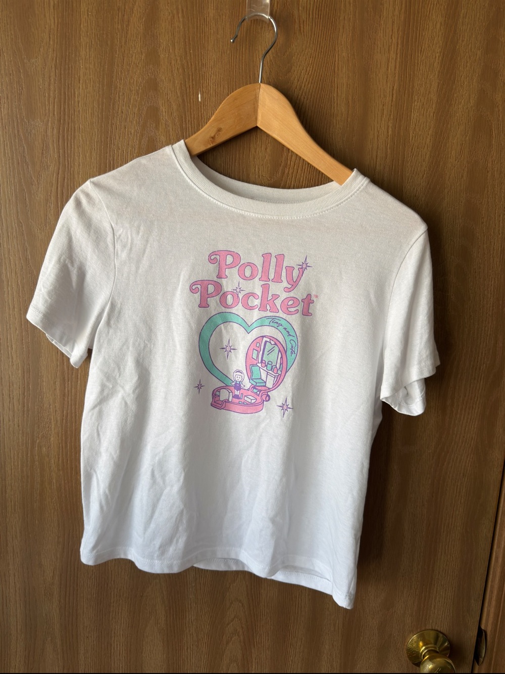 Polly Pocket Graphic Baby Tee | Y2K Retro Nostalgia T-Shirt